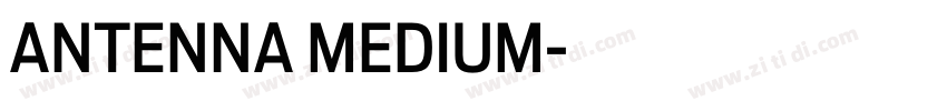 ANTENNA MEDIUM字体转换